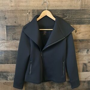 ADAY Up in the Air Jacket Black | Wrinkle Resistant Travel Jacket | Size S